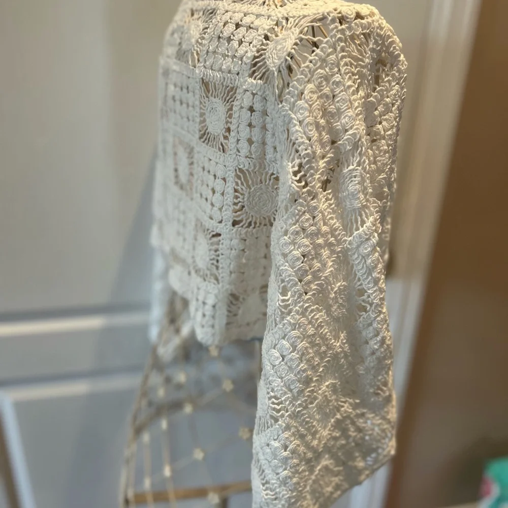 Crochet Wrap Top one size - Picture 4 of 14